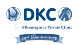 Droitwich Knee Clinic 33rd Anniversary Logo