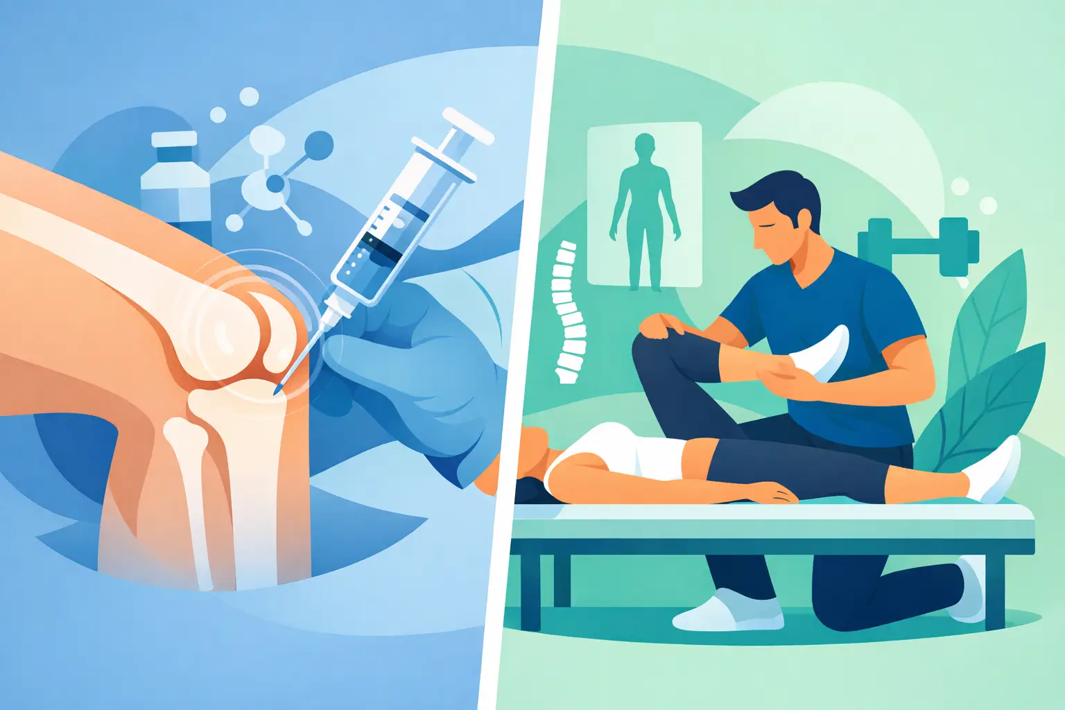 Cortisone Injection Versus Physiotherapy Compared