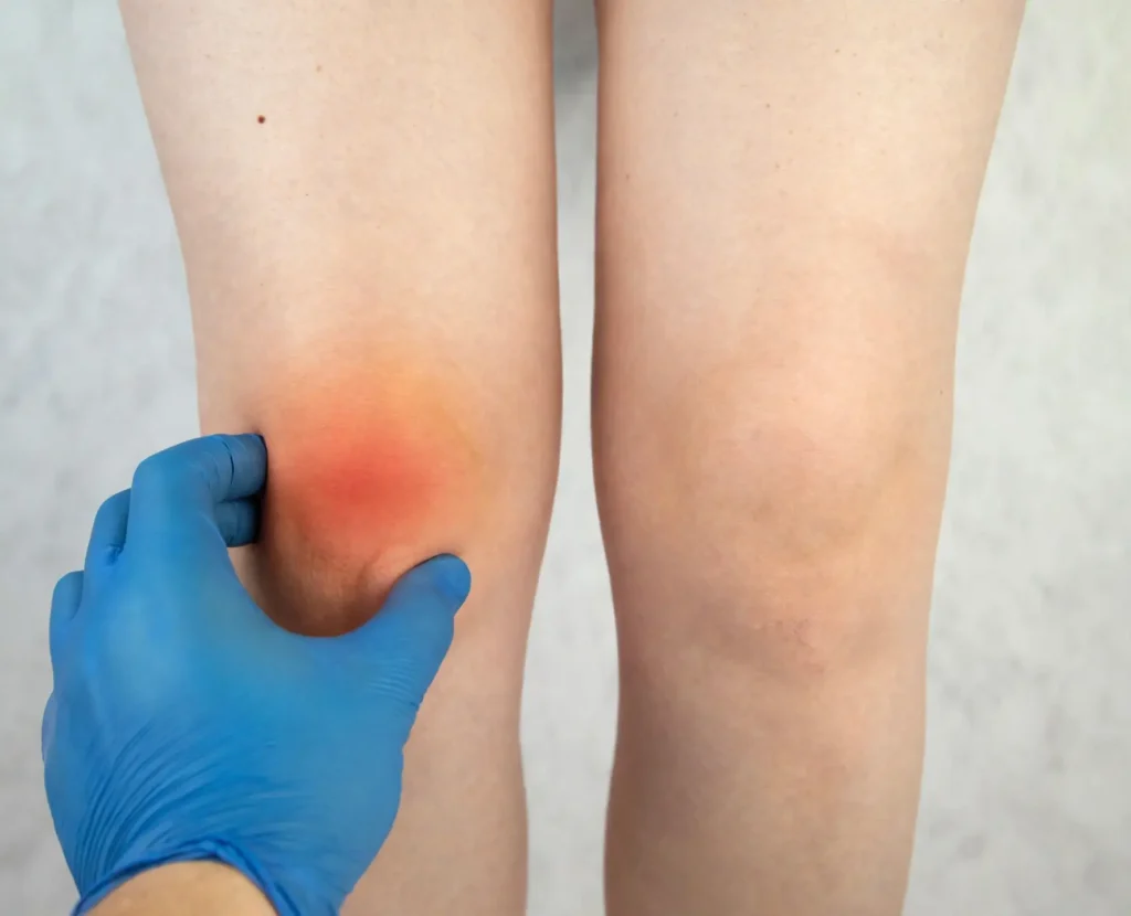 Knee exam more changed