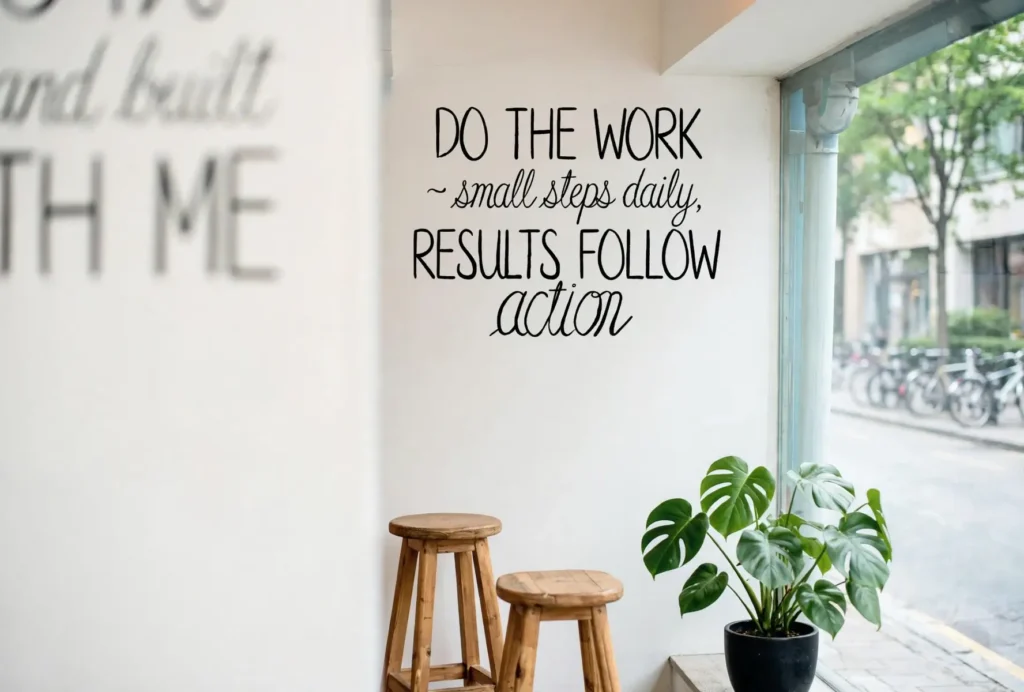 Wall quote changed